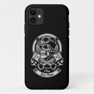 Naam toevoegen Jaar  snijder schedel doorsnede zui Case-Mate iPhone Case