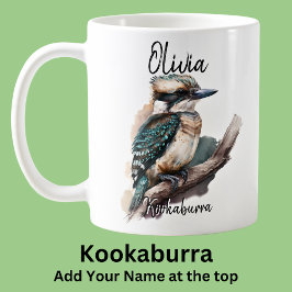 Naam toevoegen Kookaburra Australische Vogeldier Koffiemok