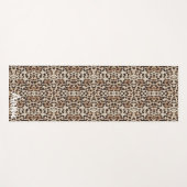 Naam toevoegen. Luipaard afdrukken. Yogamat (Voorkant (horizontaal))