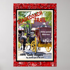 Naam toevoegen Maak uw eigen  Westerne film Poster