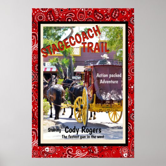 Naam toevoegen Maak uw eigen  Westerne film Poster (Voorkant)