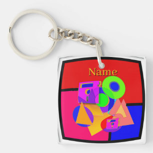 Naam toevoegen Media Memorabilia Uitgebreid Sleutelhanger