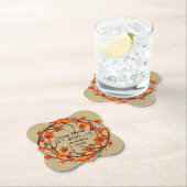 Naam toevoegen Overeenkomende Thanksgiving Autumn  Kartonnen Onderzetters (Insitu)