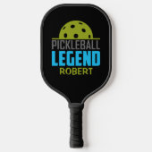 Naam toevoegen: Pickleball Legend Yellow Green Blu Paddle (Voorkant)