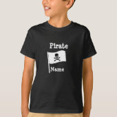 Naam toevoegen: Pirate Flag Boat Matching Family S T-shirt (Voorkant)