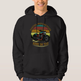 Naam toevoegen regenboogmotor wijzigen Tekst wijz Hoodie