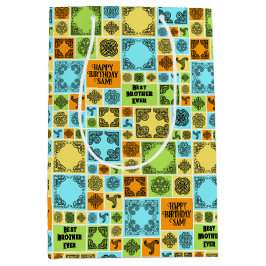 Naam toevoegen & Relatie Verjaardag Sinaasappel &  Medium Cadeauzakje