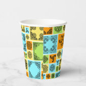 Naam toevoegen & Relatie Verjaardag Sinaasappel &  Papieren Bekers (Rechts)