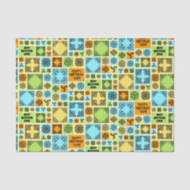 Naam toevoegen & Relatie Verjaardag Sinaasappel &  Tissuepapier