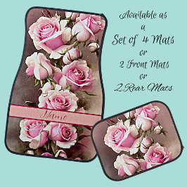 Naam toevoegen, Roze bloemen, Floral Automat