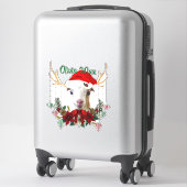 NAAM TOEVOEGEN - Schattig Kind voor kerstmis LaMan Sticker (Koffer)