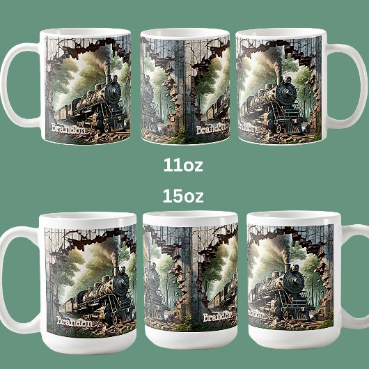 Naam toevoegen, Stoomtrein die uit de Mok breekt