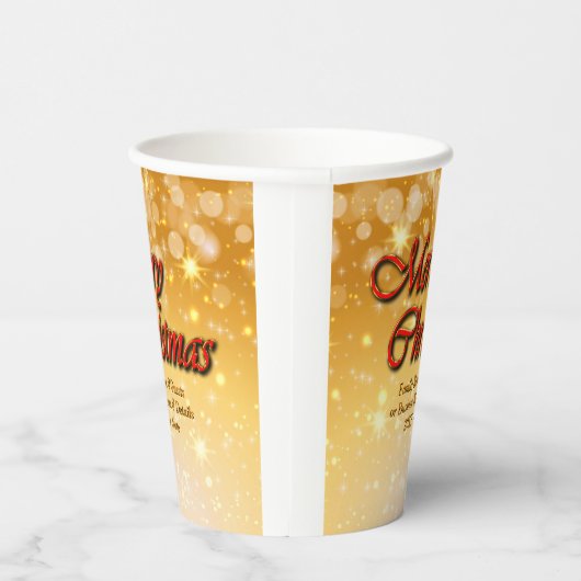 Naam toevoegen Tekst bewerken die overeenkomt met  Papieren Bekers (Rechts)