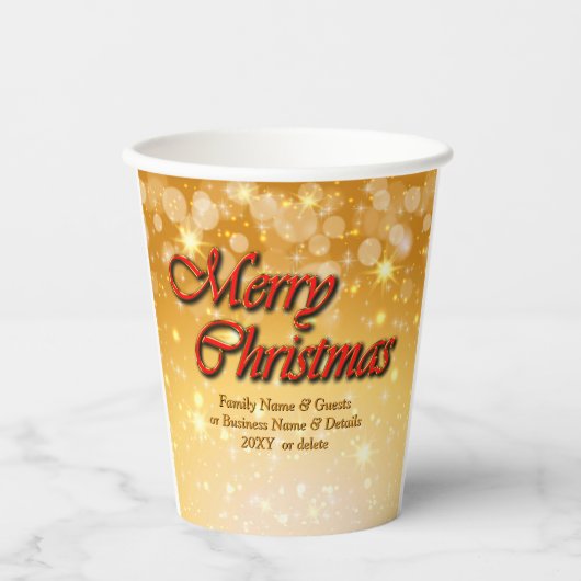 Naam toevoegen Tekst bewerken die overeenkomt met  Papieren Bekers (Voorkant)