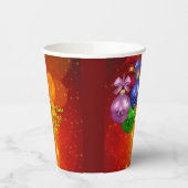 Naam toevoegen Tekst met kerstmis 20xx Papieren Bekers (Links)