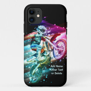 Naam toevoegen Tekst (of Verwijderen) Motocross Bi Case-Mate iPhone Case