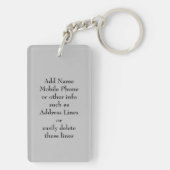 Naam toevoegen Tekst Real Grandfather Pop Drive Ho Sleutelhanger (achterkant)