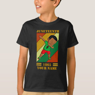 Naam toevoegen Tekstjuni-tiende Kind waarin Melani T-shirt