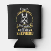 Naam toevoegen / Titel Nooit onderschatten, met ee Blikjeskoeler (Achterkant)