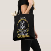 Naam toevoegen / Titel Nooit onderschatten, met ee Tote Bag (Dichtbij)