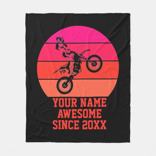 Naam toevoegen Verander tekst Geweldig sinds 20xx Fleece Deken (Voorkant)