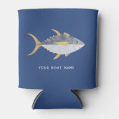 Naam tonijn viskat blikjeskoeler (Voorkant)