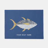 Naam tonijn viskat deurmat (Voorkant)