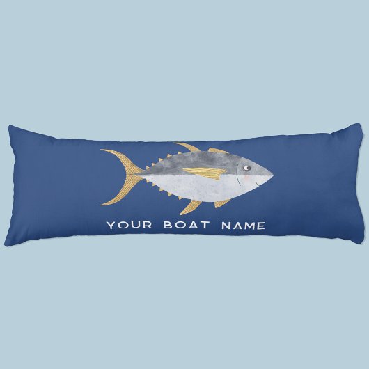 Naam tonijn viskat lichaamskussen