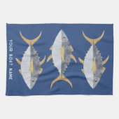 Naam tonijn viskat theedoek (Horizontaal)