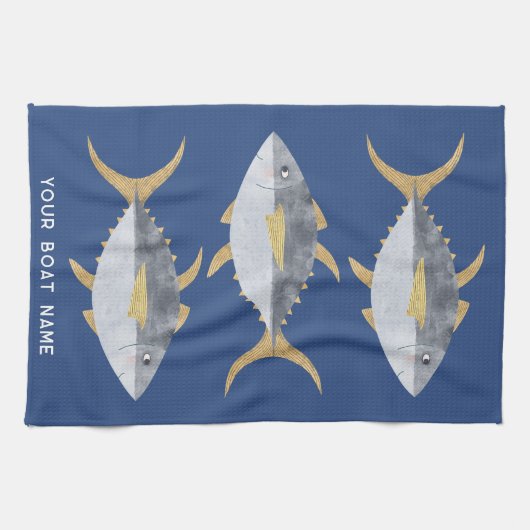 Naam tonijn viskat theedoek (Horizontaal)