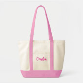 naam tote bag, bruidsmeisje cadeautas bag (Voorkant)