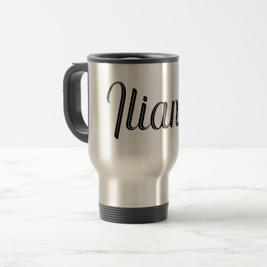 naam Travel Mug Reisbeker (Voorkant links)