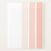Naam Trendy Coral Pastel Minimalist Planner (Achterkant)
