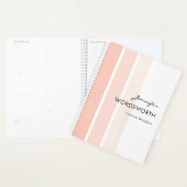Naam Trendy Coral Pastel Minimalist Planner (Display)