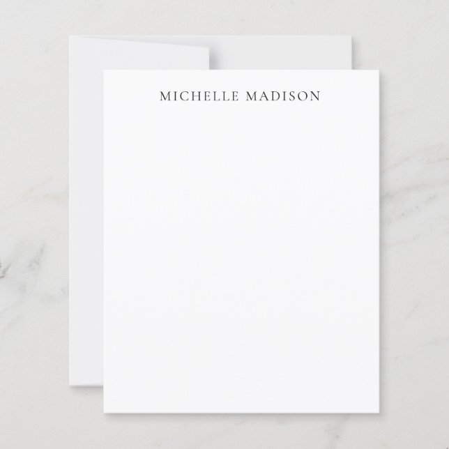 Naam Trendy Minimalistisch Professioneel Eenvoudig (Voorkant)