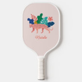 Naam tropisch Oerwoud Pickleball Paddle (Voorkant)