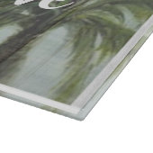 Naam tropisch Uitzicht palmboom Snijplank (Hoek)