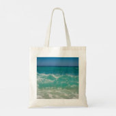 Naam tropische beach Ocean Waves Tote Bag (Achterkant)