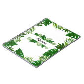 Naam tropische bladeren notitieboek (Linkerzijde)