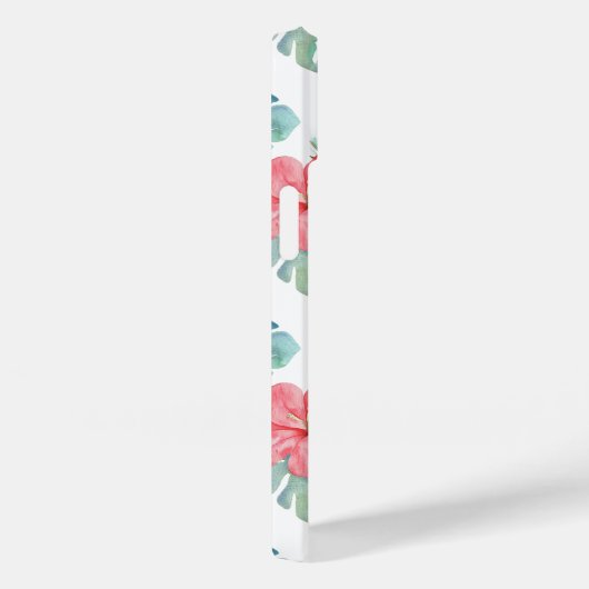 Naam tropische roze Waterverf Case-Mate iPhone Case (Achterkant / Rechts)