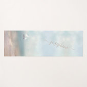 Naam tropische zandstrand yogamat (Voorkant (horizontaal))