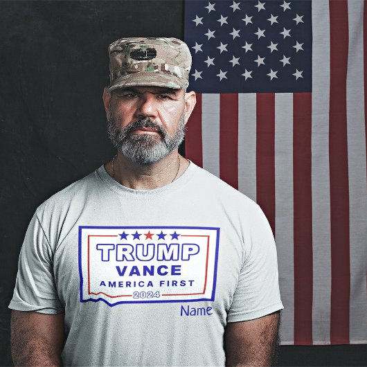 Naam, Trump-Vance Keepsake S - 6XL, Wit Unisex T-shirt