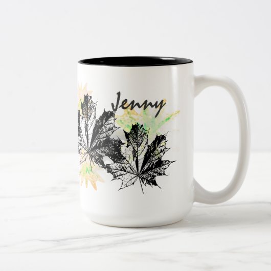 Naam Tweekleurige Koffiemok (Rechts)