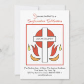  naam Uitnodiging, kruisbevestiging Kaart (Voorkant)