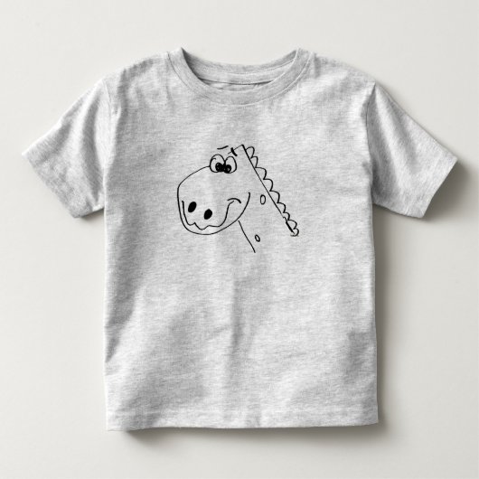 Naam Uw Dinosaur Kinder Shirts (Voorkant)