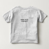 Naam Uw Dinosaur Kinder Shirts (Achterkant)