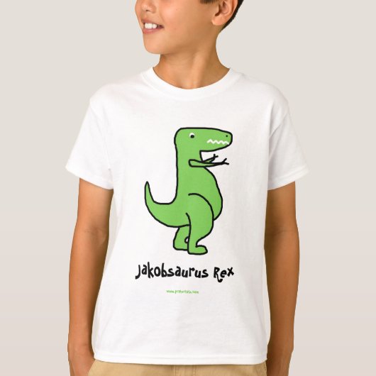 Naam uw eigen T-Rex T-shirt (Voorkant)