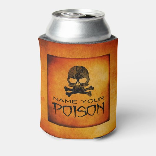 Naam Uw gif Halloween Beverage Koelbox Blikjeskoeler (Blikje Achterkant)