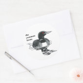 Naam uw ticker ronde sticker (Envelop)