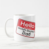 Naam vader tag koffiemok (Links)